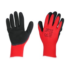 Large Toughlight Grip Gloves - Sandy Latex Coated Polyester 