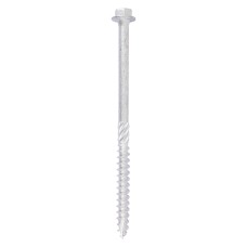 8.0 x 150 Heavy Duty Timber Screws - Hex - Exterior - Silver (10PC)