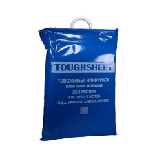 4m x 5m / 250 microns Toughsheet Damp Proof Membrane - Handy Pack - Blue 
