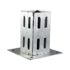 100mm Bolt Down Shoe - Quick Fit - Hot Dipped Galvanised 