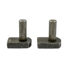 22mm Gate Hooks to Weld - Self Coloured (2PC)
