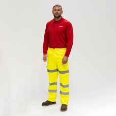 XX Large Hi-Visibility Executive Trousers - Yellow 