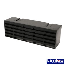 215 x 69 x 60 Timloc Airbrick - Plastic - Black - 1201ABBL (20PC)