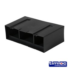 + 115mm Timloc Underfloor, Vent, Horizontal Front Extension  - 1203 (20PC)
