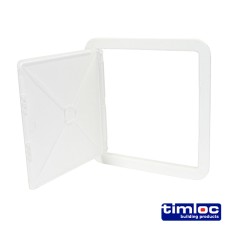 305 x 305 Timloc Access Panel - Plastic - Hinged - White - AP300 