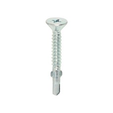 4.8 x 38 Metal Construction Timber to Light Section Screws - Countersunk - Wing-Tip - Self-Drilling - Zinc (200PC)