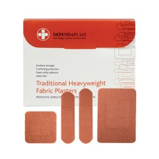 Assorted Fabric Plasters - Heavyweight (100PC)