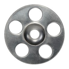 36mm Metal Insulation Discs - Stainless Steel (100PC)