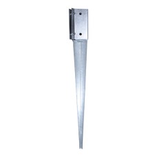 100 x 600mm Drive in Post Spike - Bolt Secure - Hot Dipped Galvanised 
