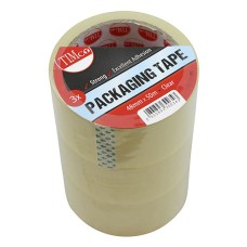 50m x 48mm Packaging Tape - Clear (3PC)