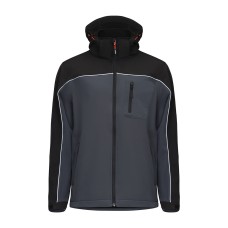 Large Soft Shell Jacket - Grey/Black 