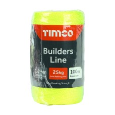 1.5mm x 100m Builders Line - Yellow - Tube 