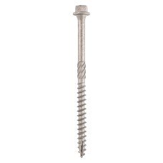 6.7 x 100 Timber Frame Construction & Landscaping Screws - Hex - A4 Stainless Steel (25PC)