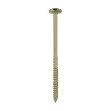 6.7 x 125 Timber Frame Construction & Landscaping Screws - Wafer - Exterior - Green Organic (50PC)