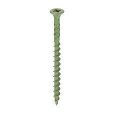 4.5 x 60 Decking Screws - PZ - Double Countersunk - Exterior - Green (1500PC)