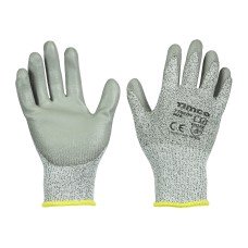 Medium Medium Cut Gloves - PU Coated HPPE Fibre with Glass Fibre 