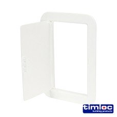 155 x 235 Timloc Access Panel - Plastic - Hinged - White - AP150 