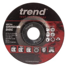 115MM METAL GRINDING DISCS 10 PACK