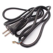 2 core cable and plug 230V Euro T10 and T11