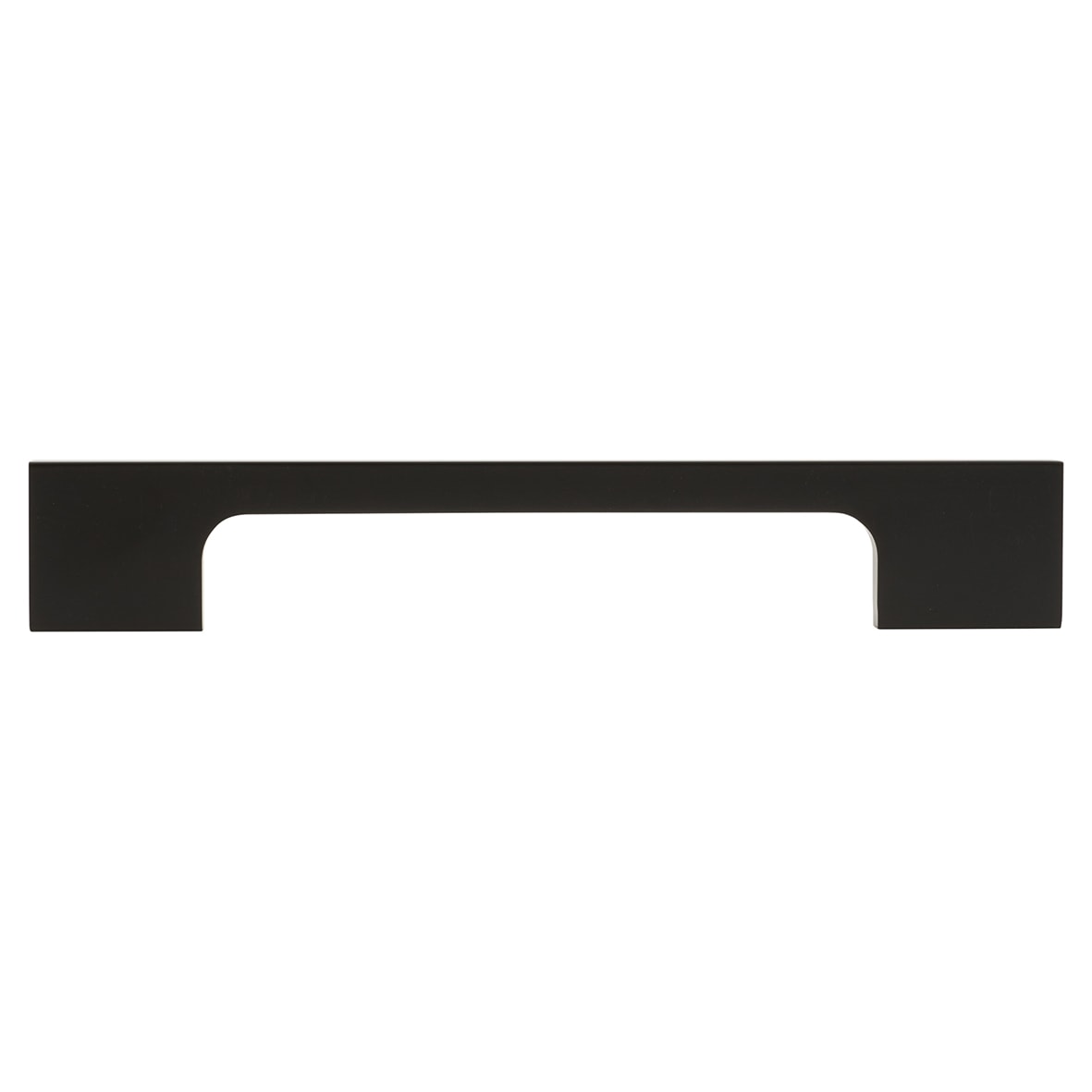 Bibury 8mm Slim D-Bar Cabinet Pull Handle - 160mm Centres - Matt Black - view 2