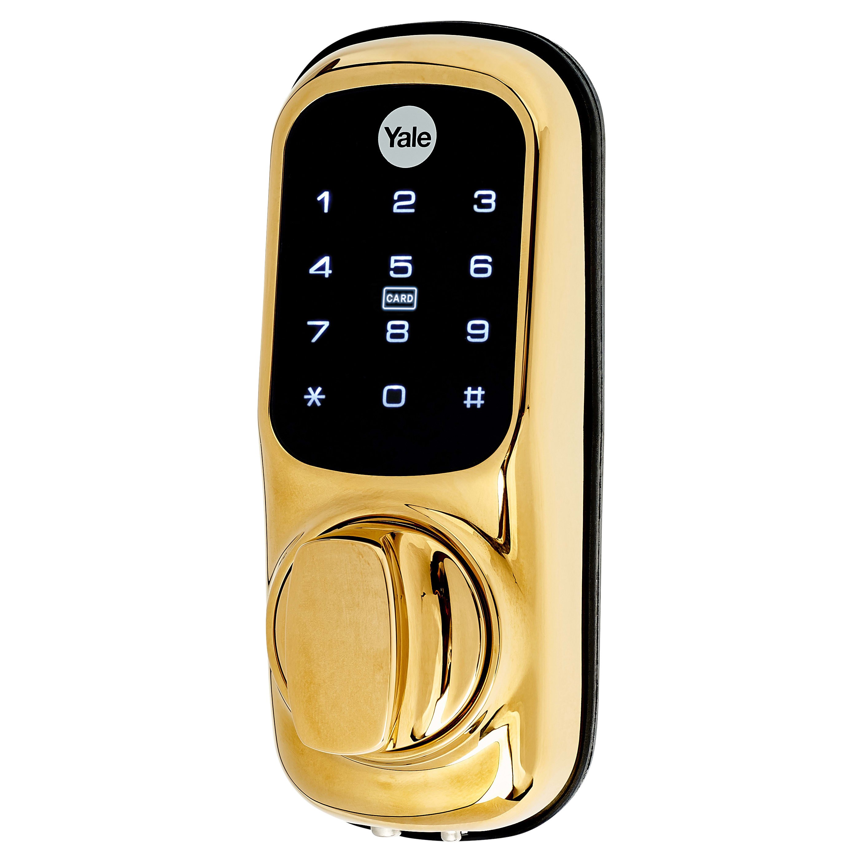 Keyless Connected Ready Smart Lock - No Module - Polished Brass - YD-01-CON-NOMOD-PB - view 6