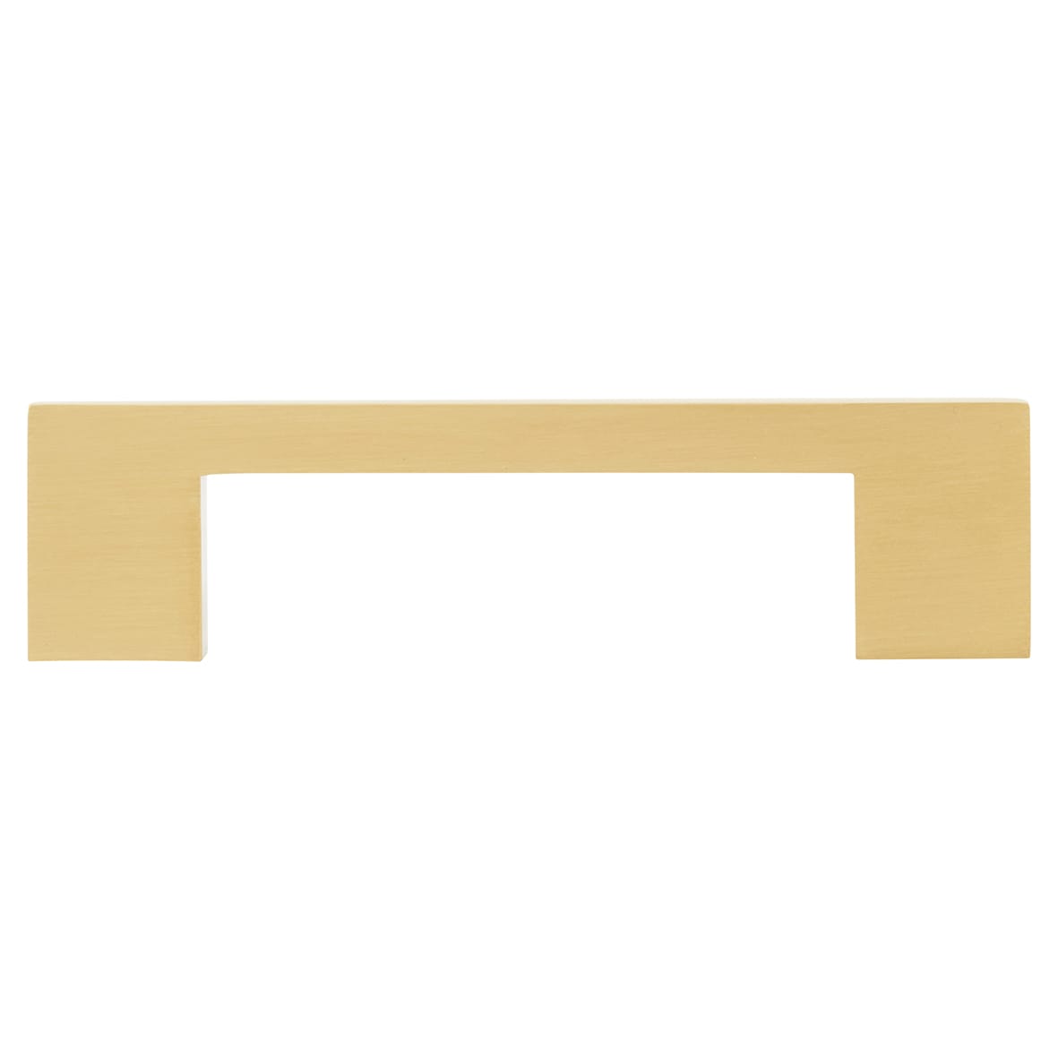 Marcus Metro 10mm D-Bar Cabinet Pull Handle - 96mm Centres - Satin Brass - view 2