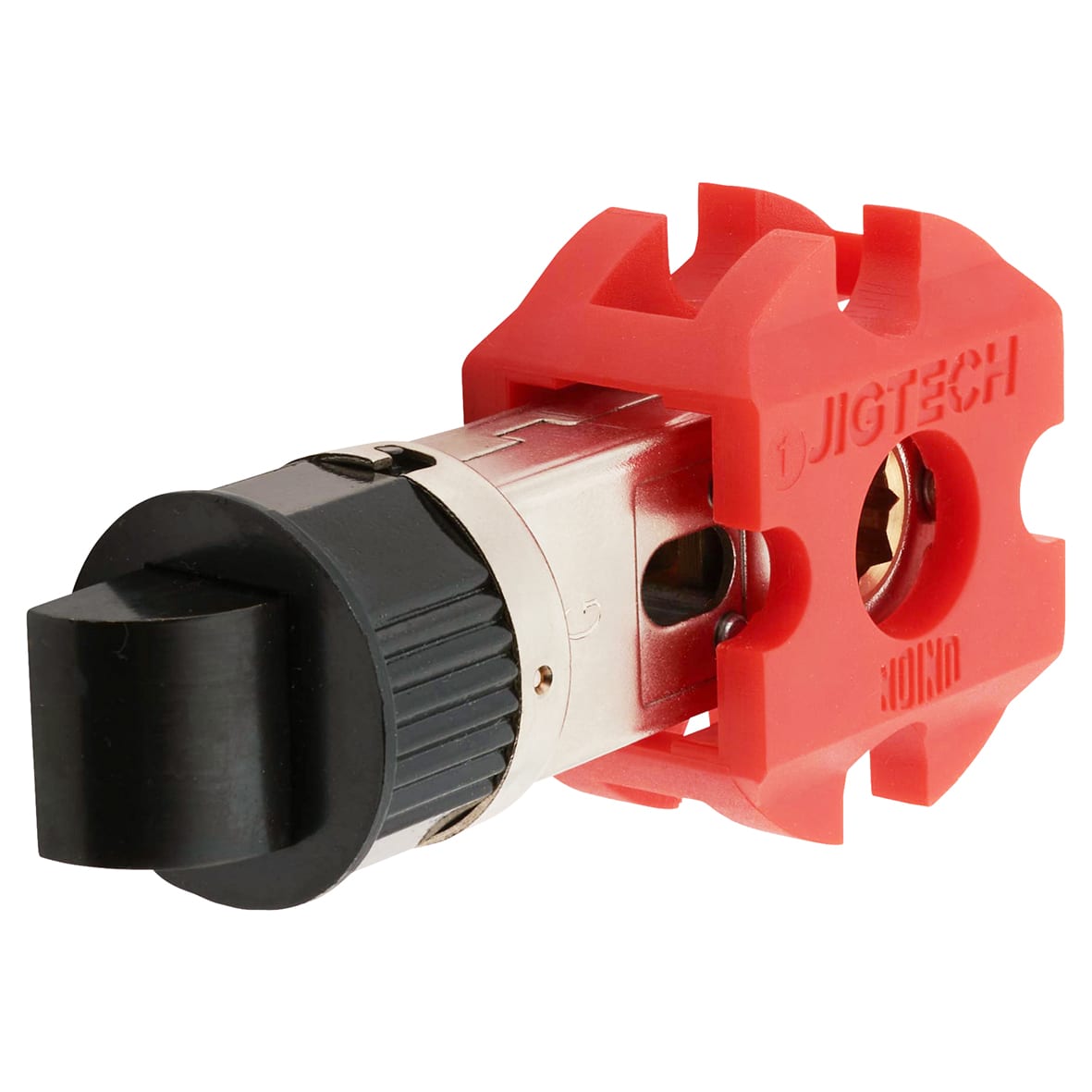 Smartlatch Passage Bolt Through Tubular Latch - 77mm Case - 57mm Backset - Matt Black - view 2
