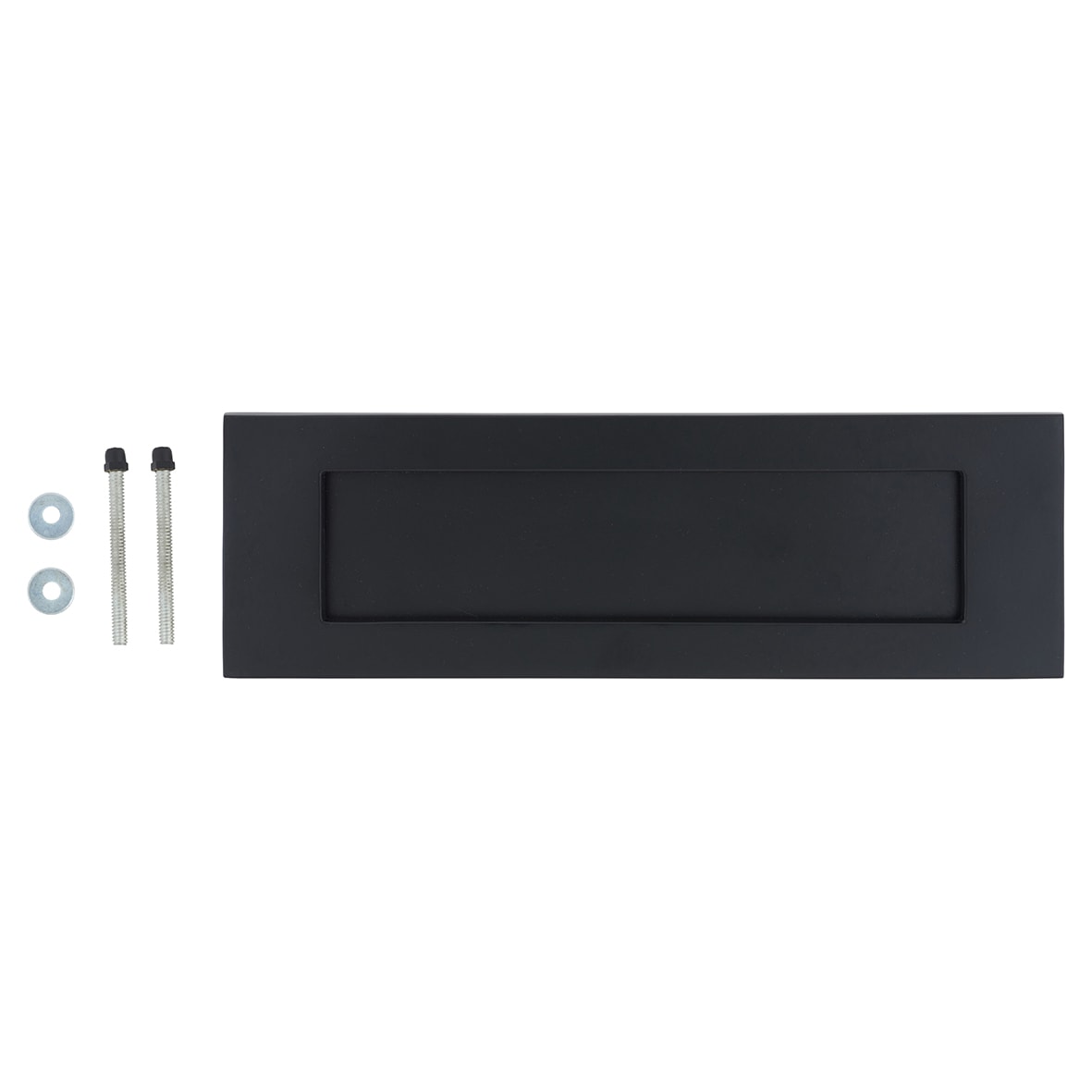 Letter Plate - 306 x 100mm - Matt Black - view 2