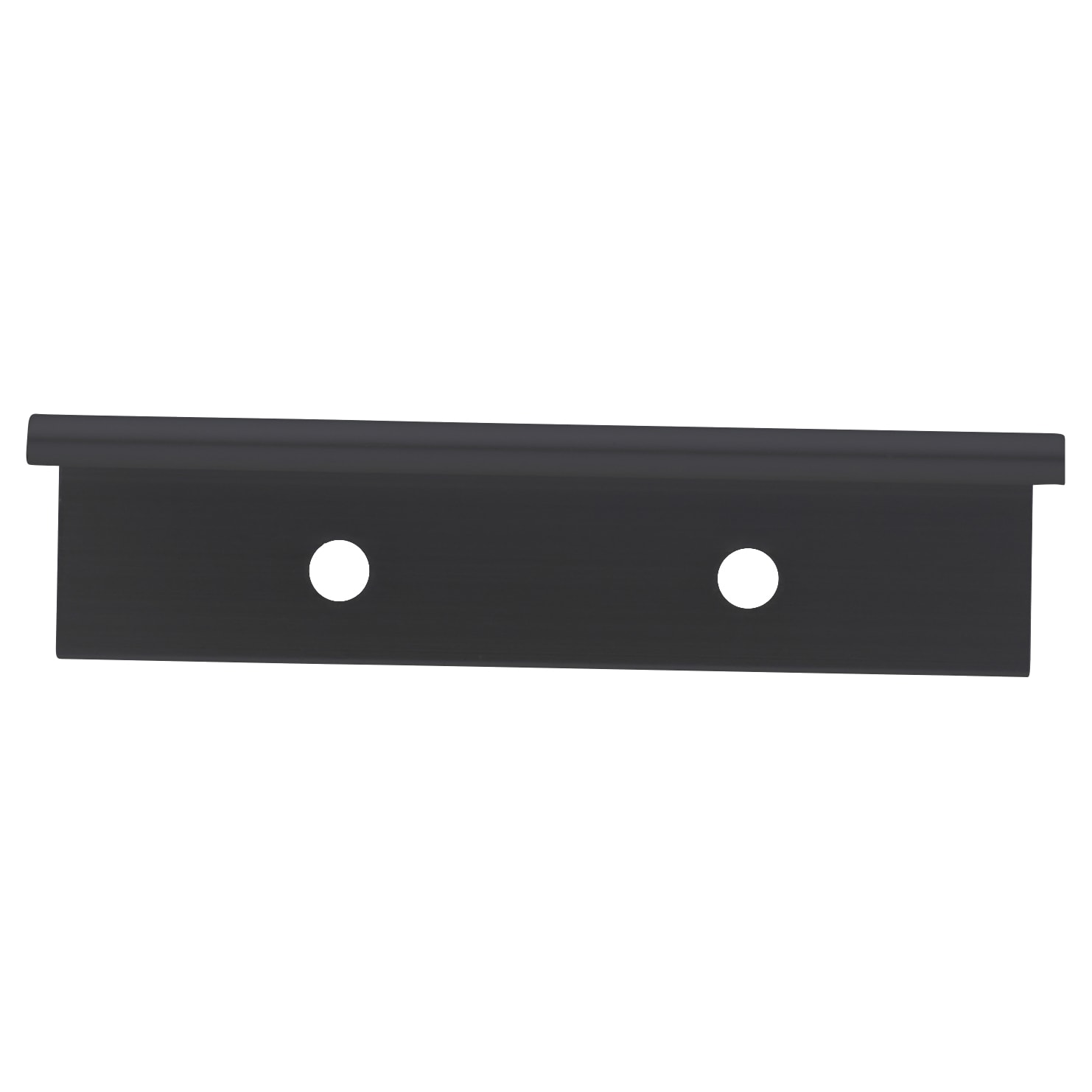 Serva Lipped Edge Cabinet Pull Handle - 96mm Centres - Black - view 2