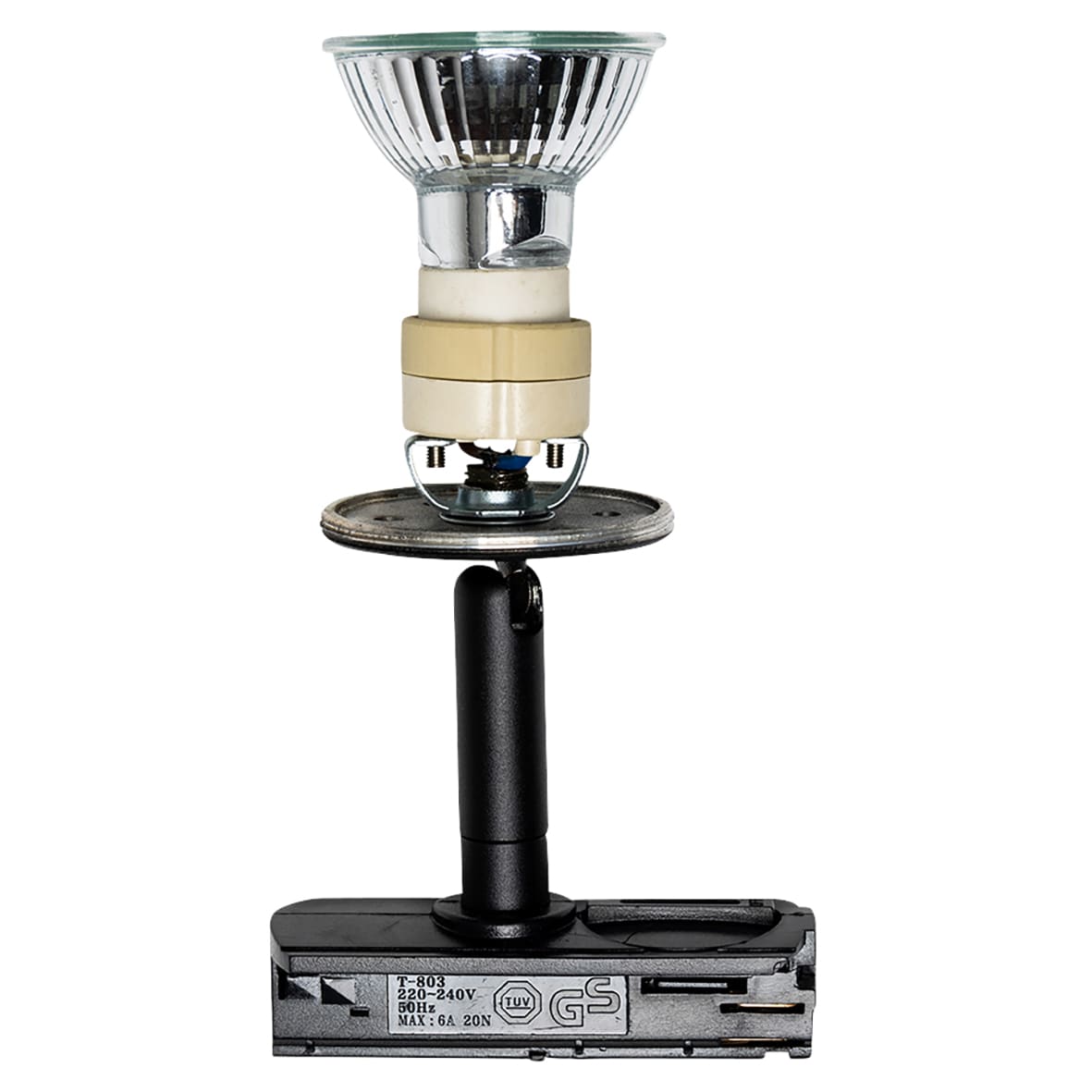 Forum Inlight Cayo GU10 3 Head Track Spotlight Kit - Black - view 4