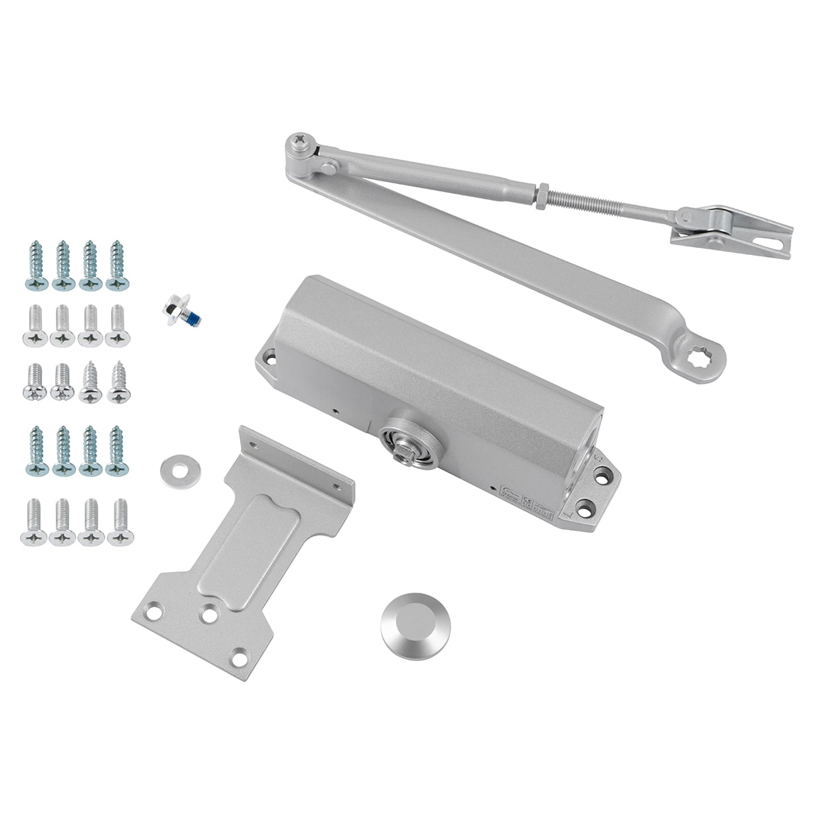 73 Series Overhead Fire Door Closer - Power Size 3 - Push/Pull Mounting - Silver - view 2