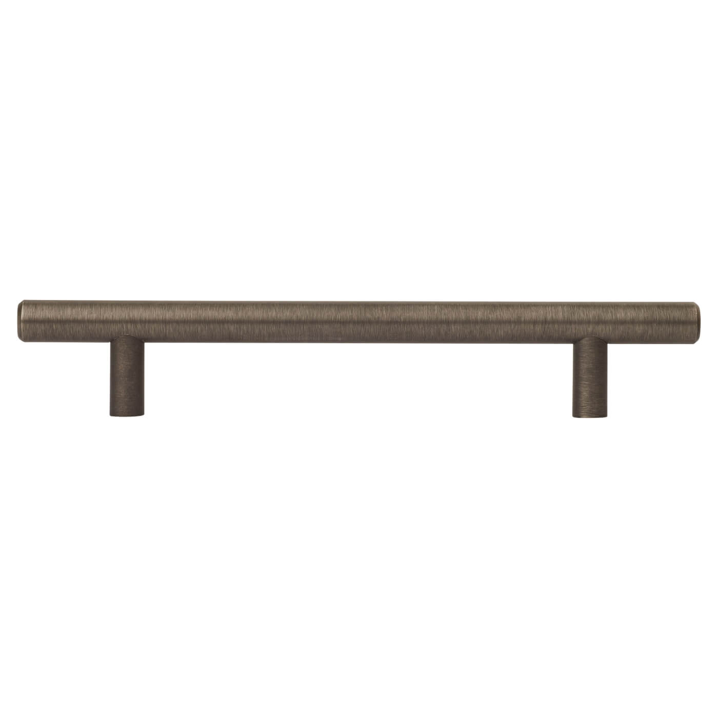 12mm T-Bar Cabinet Pull Handle - 160mm Centres - Brushed Pewter Effect - view 2