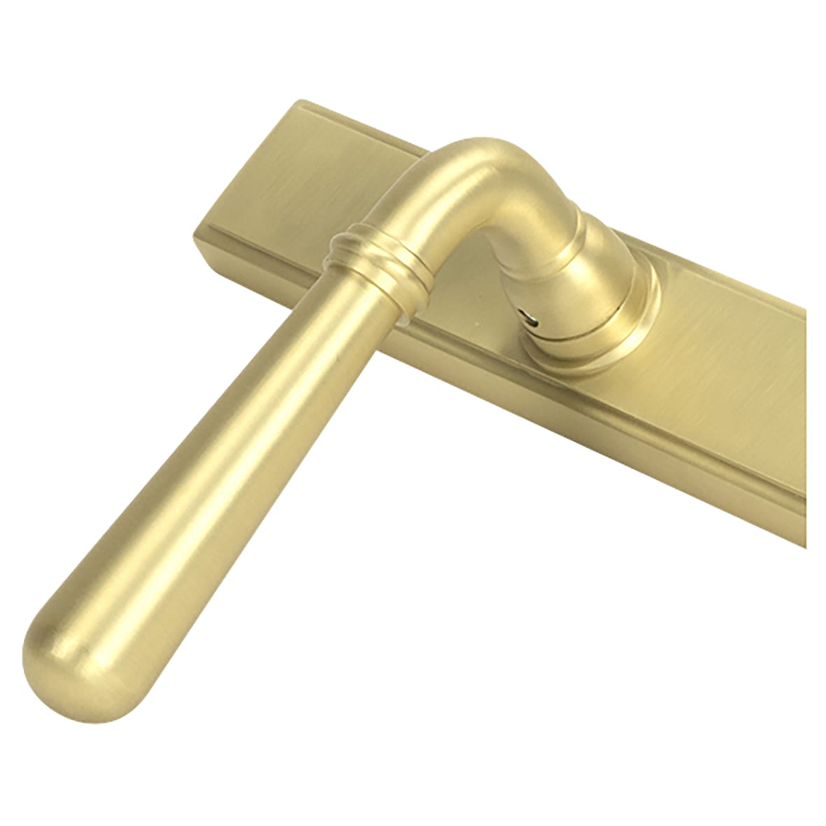 Newbury Polished Stainless Steel uPVC Slimline Multipoint Door Handles - 92mm c/c - view 2
