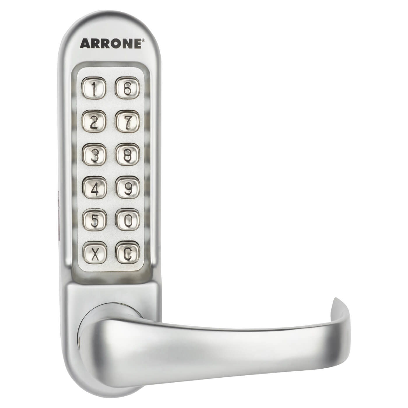 AR/D-515 Panic Access Code Lock - Matt Chrome - view 2