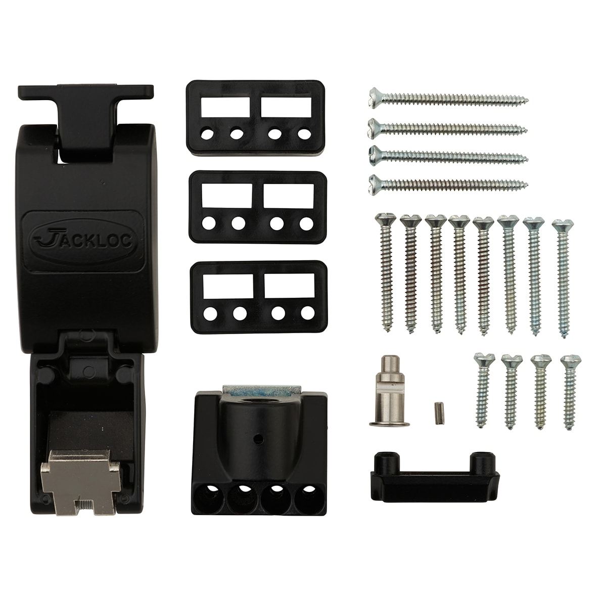 Titan Permanent Folding Window Restrictor - Black - view 2