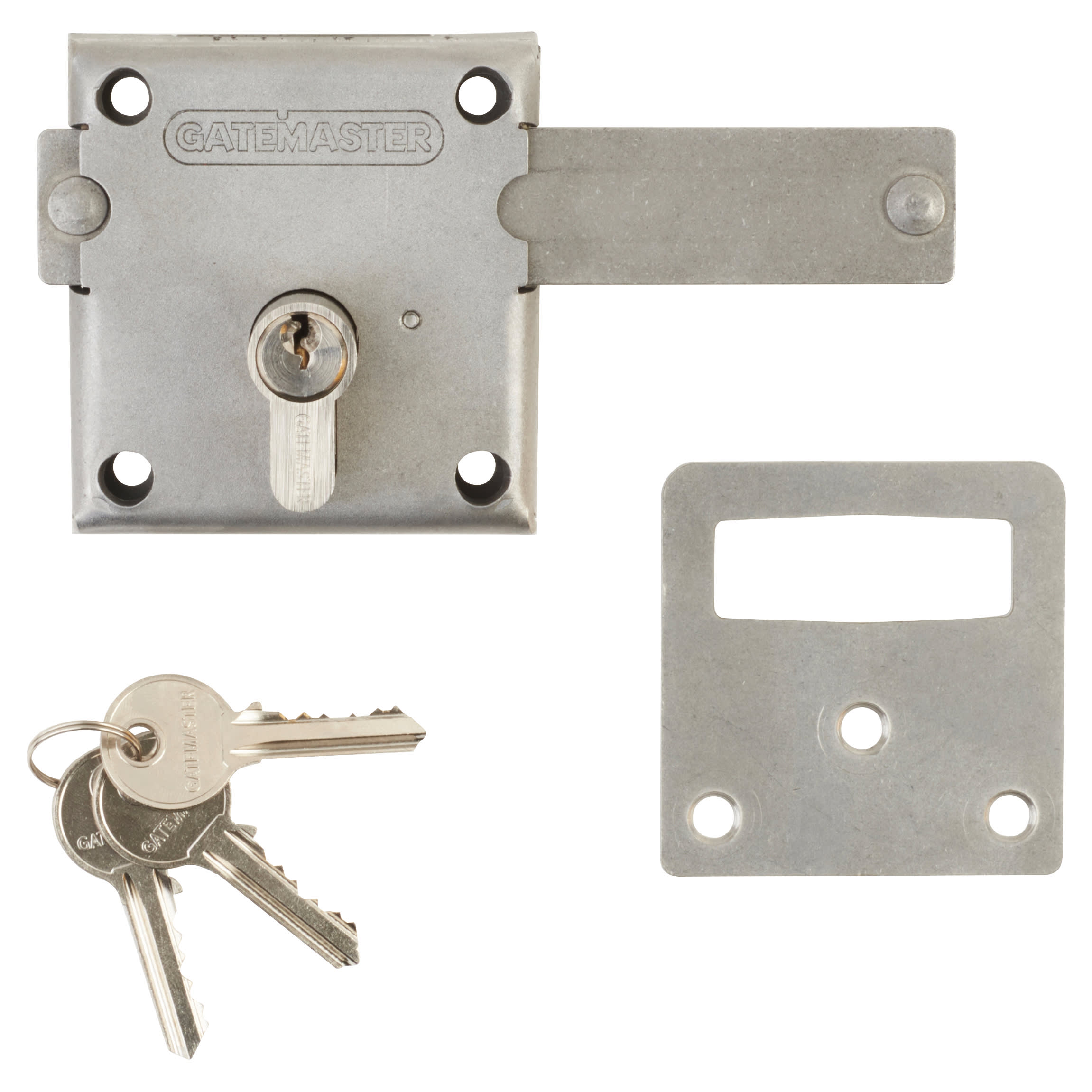 Locking Long Throw Gate Lock - 24mm Gate Thickness - 304 Stainless Steel - view 2