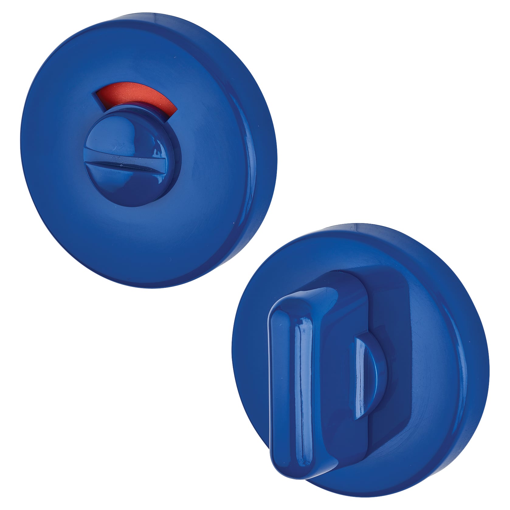 Nylon Bathroom Turn & Release with Indicator - 52mm Diameter - Cobalt Blue - view 2