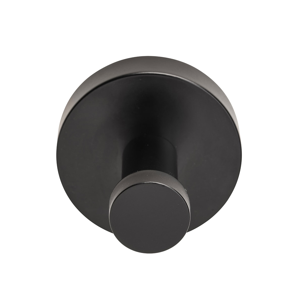Epsom Flexi-Fix Single Robe & Towel Hook - 50.5 x 54 x 54mm - Matt Black - view 5