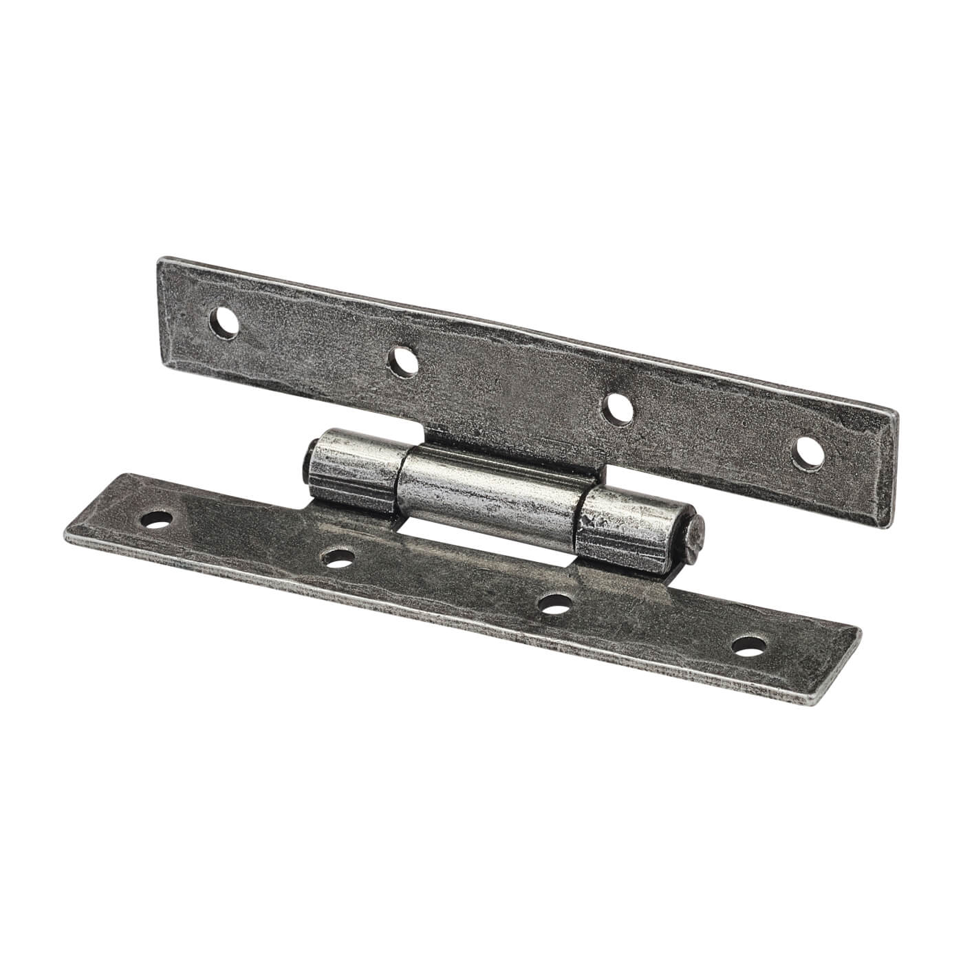 H Door Hinge - 84 x 34 x 2mm - Pewter - Pair - view 3