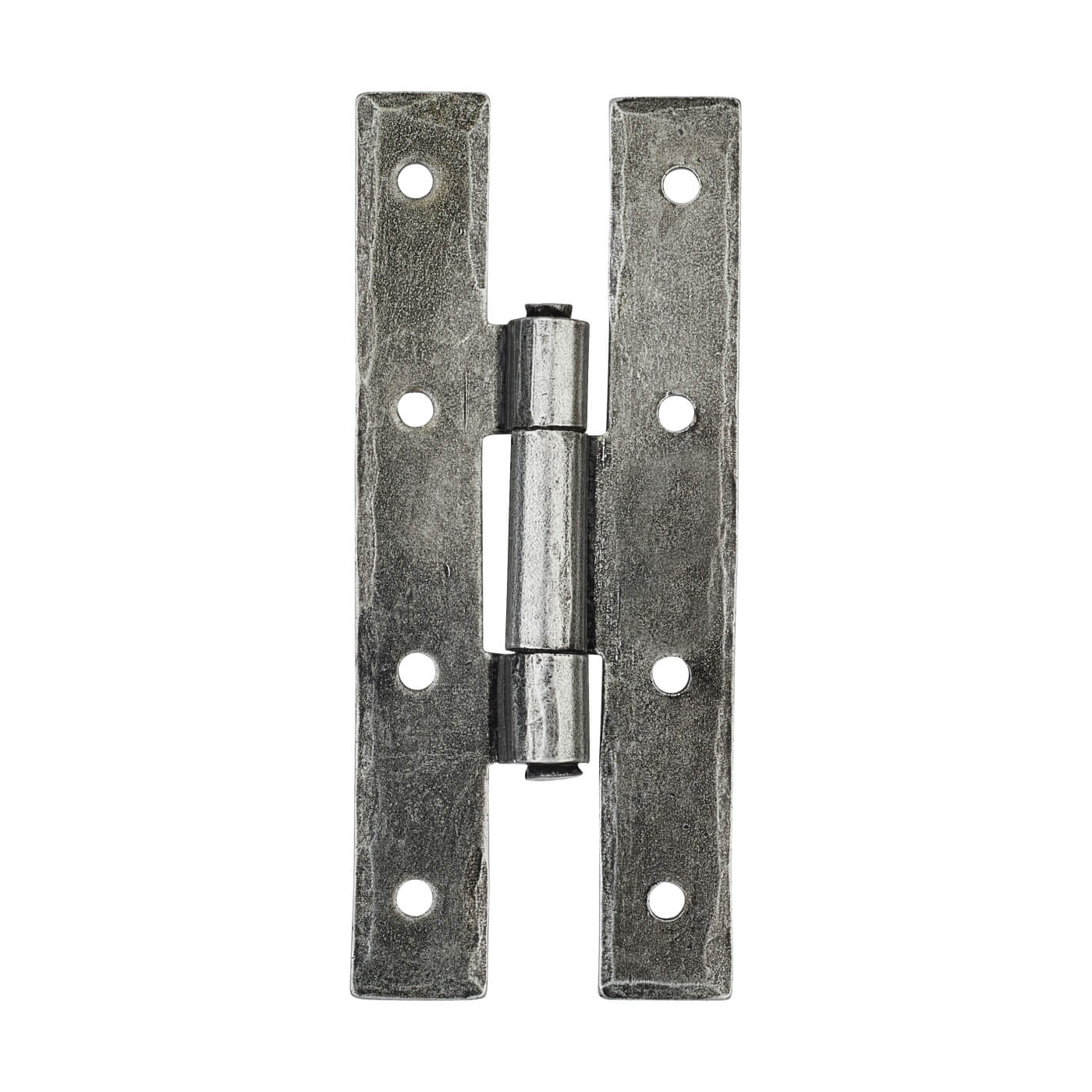 H Door Hinge - 84 x 34 x 2mm - Pewter - Pair - view 4