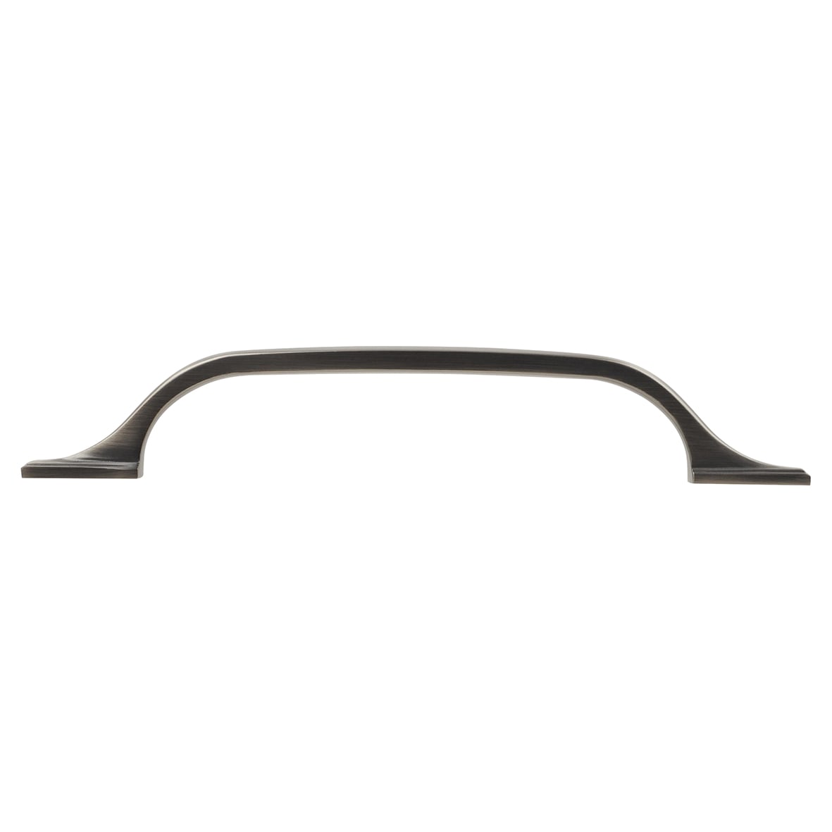 Crofts & Assinder Marlborough 15mm D-Bar Cabinet Pull Handle - 128mm Centres - Brushed Iron - view 2