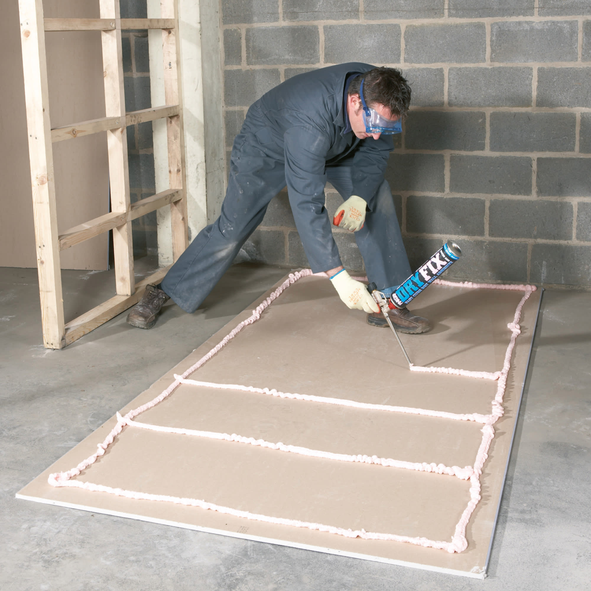 PinkGrip Dryfix Fire Resistant Dry Wall Adhesive Foam - 750ml - Pink - view 2