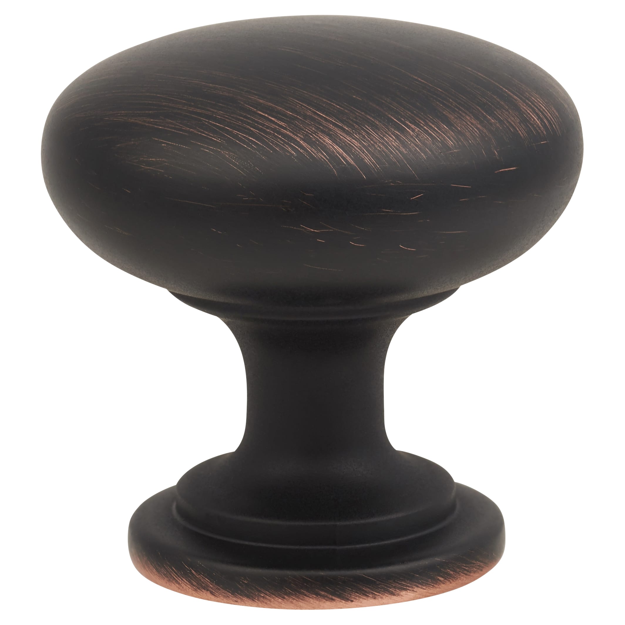 Domed Round Cabinet Knob - 30mm Diameter - Brushed Oil Rubbed Bronze - view 3