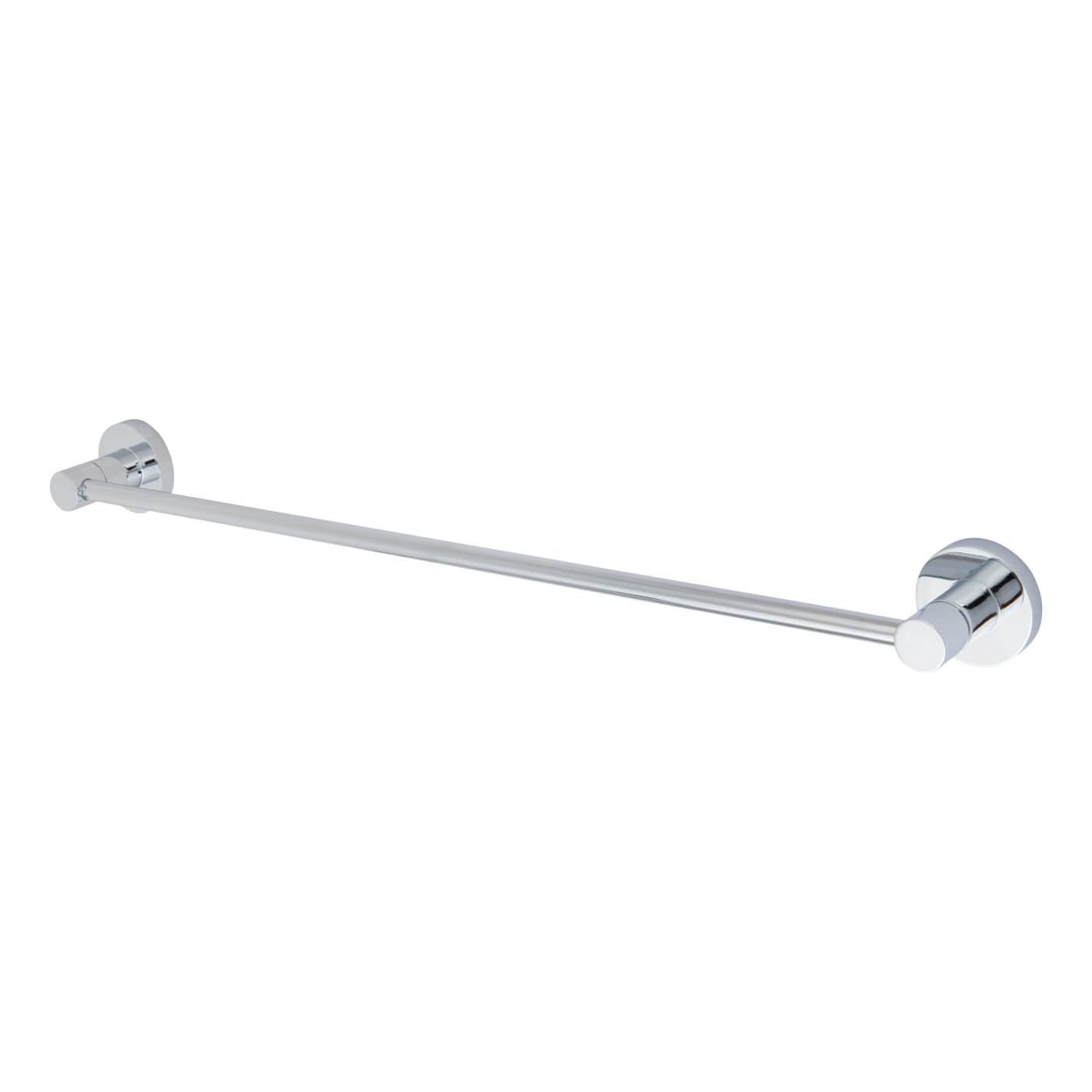 Style Round Towel Bar - 46 x 450 x 50mm - Polished Chrome - view 2