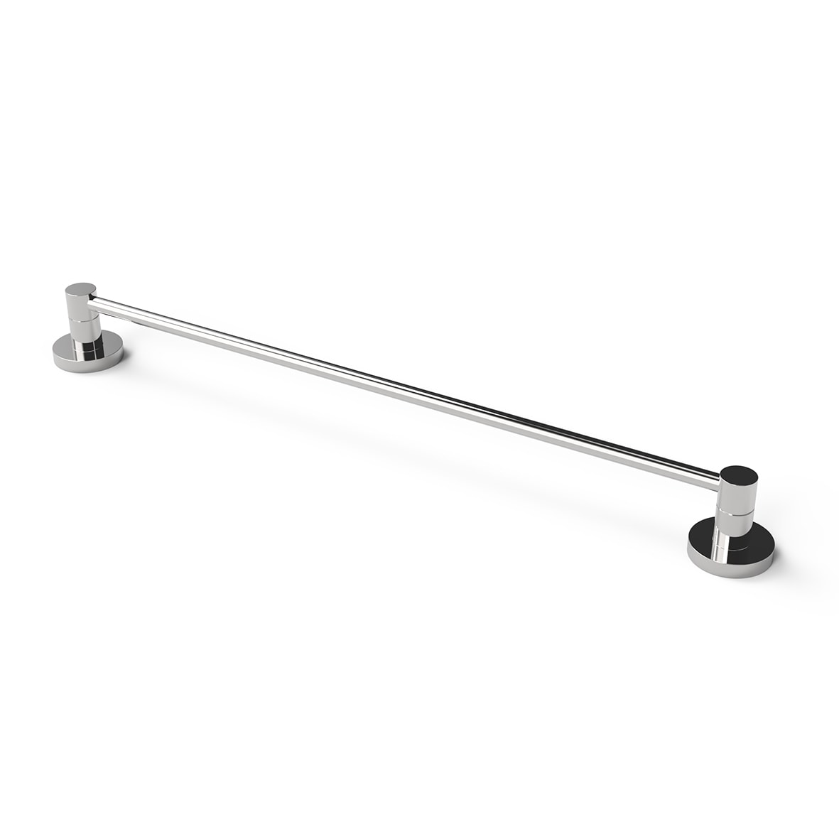 Style Round Towel Bar - 46 x 450 x 50mm - Polished Chrome - view 3
