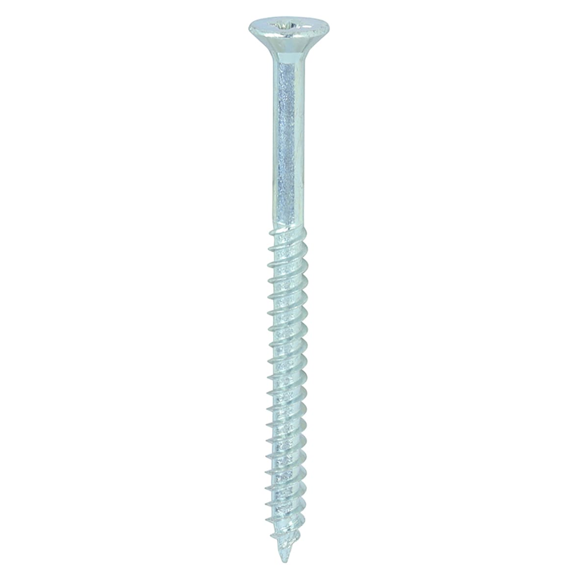 Twin Threaded Pozi Countersunk Wood Screws - 8 x 2 1/4" - Zinc Plated - Pack of 200 - view 3