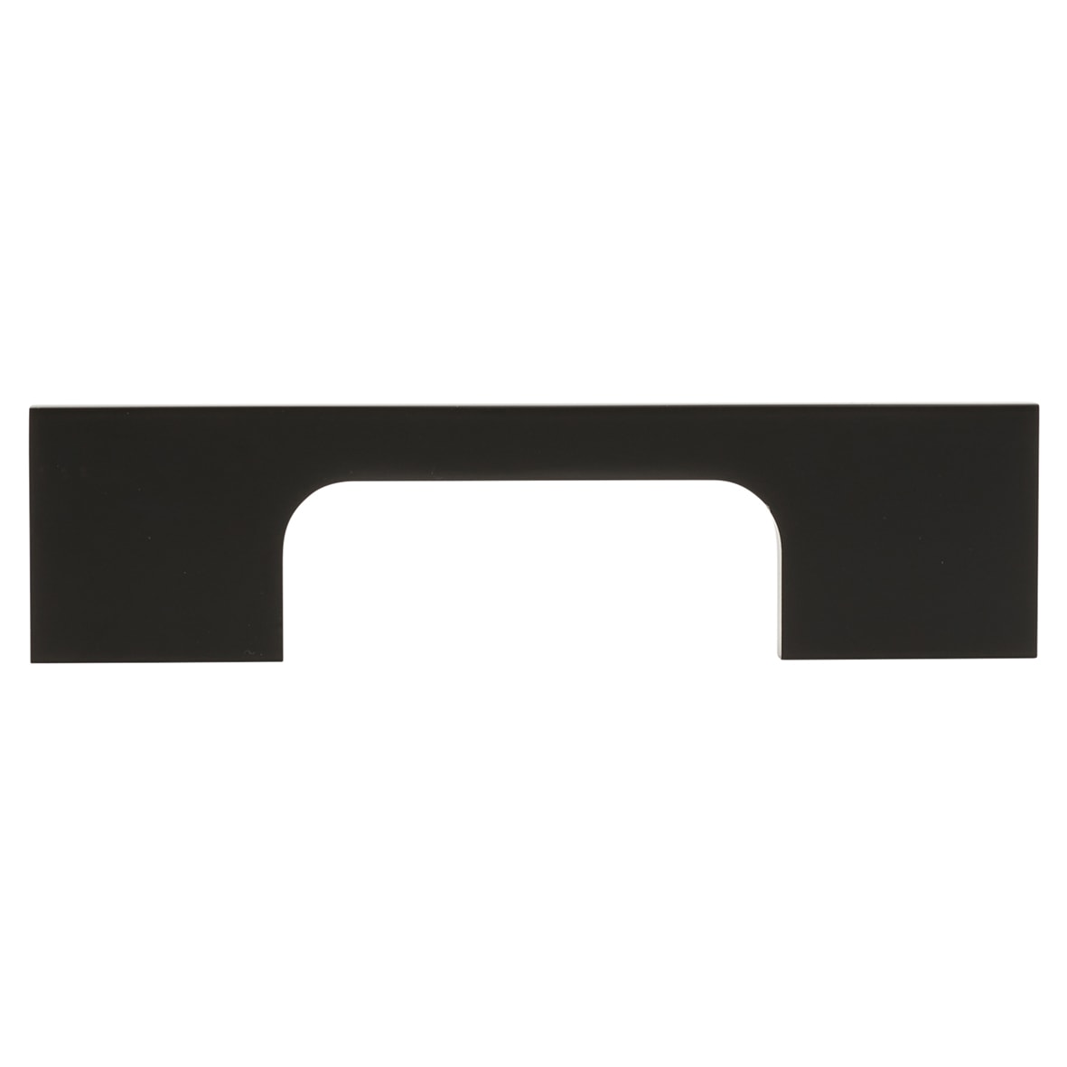 Bibury 8mm Slim D-Bar Cabinet Pull Handle - 96mm Centres - Matt Black - view 2