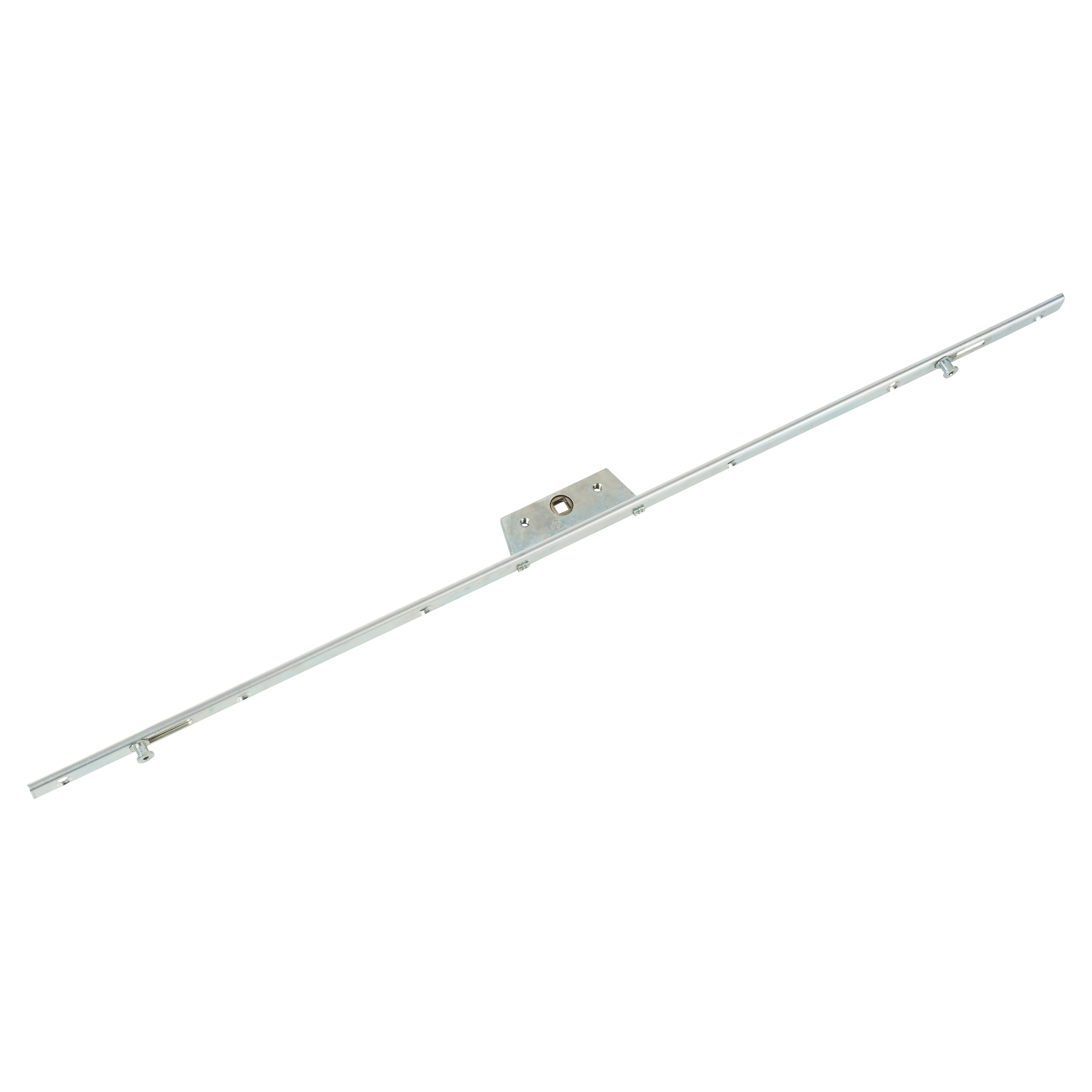 Slim U-Rail Offset Espagnolette uPVC Window Lock - 600mm Length - 20mm Backset - 8mm Cam - view 2