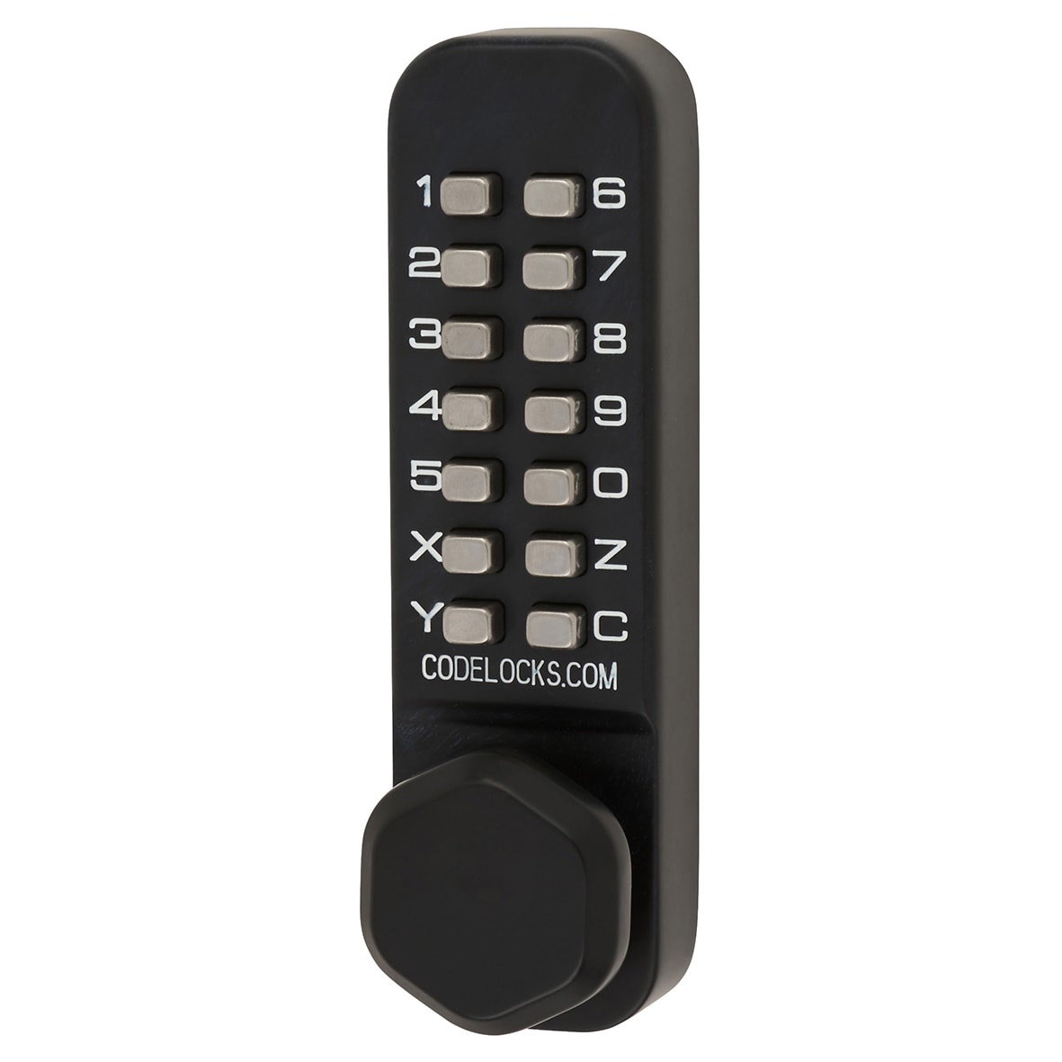 External Marine Grade Push Button Code Back to Back Lock and Latch - Black - view 2