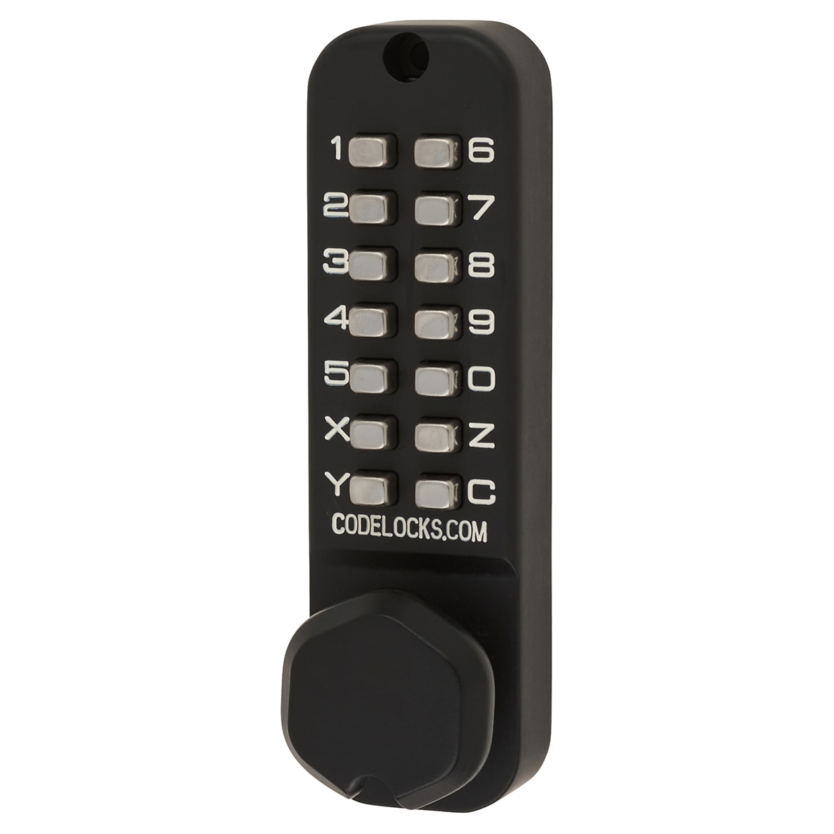 External Marine Grade Push Button Code Back to Back Lock and Latch - Black - view 3